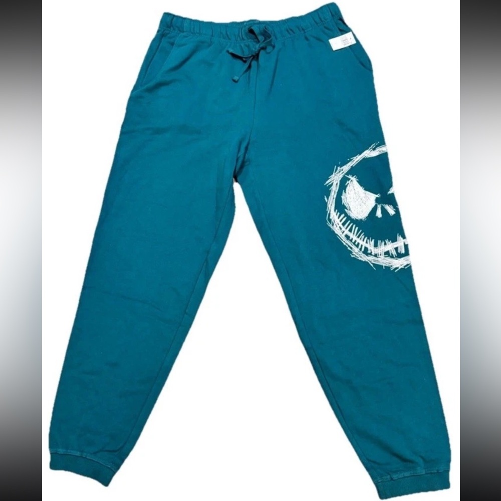 NEW Disney Nightmare Before Christmas Jack Skellington Sweat Pants Adult Large